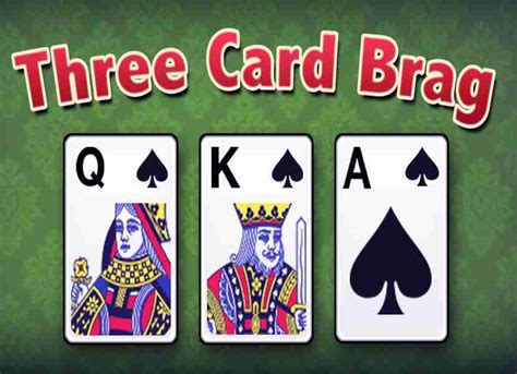 Игра 3 Card Brag  играть бесплатно онлайн
